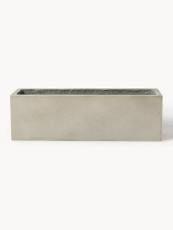 Portavaso da esterno in cemento Tuscany, alt. 19 cm