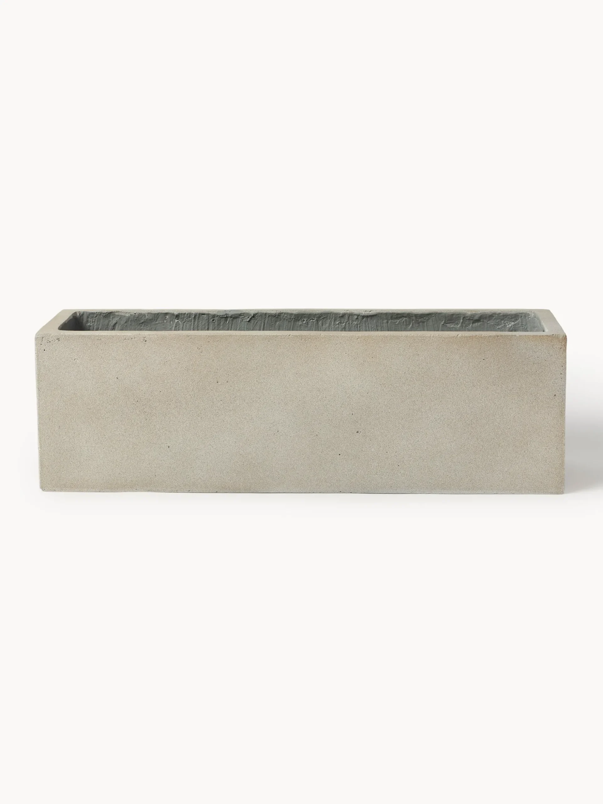 Portavaso da esterno in cemento Tuscany, alt. 19 cm