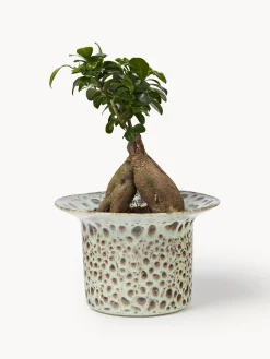 Portavaso fatto a mano con smalto reattivo Balou, alt. 15 cm