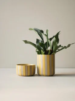 Portavaso in ceramica Line