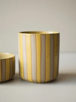 Portavaso in ceramica Line