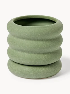Portavaso con piattino Rudi, alt. 12 cm