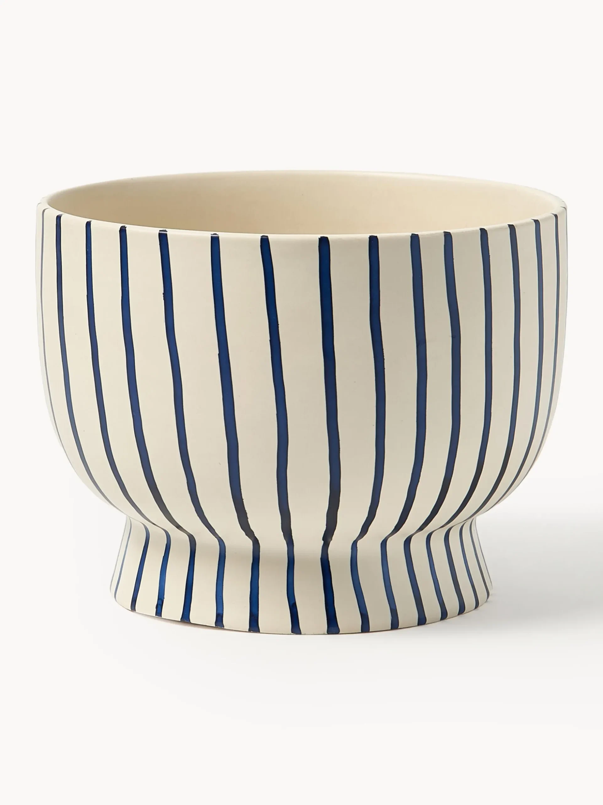 Portavaso dipinto a mano Elio, alt. 18 cm
