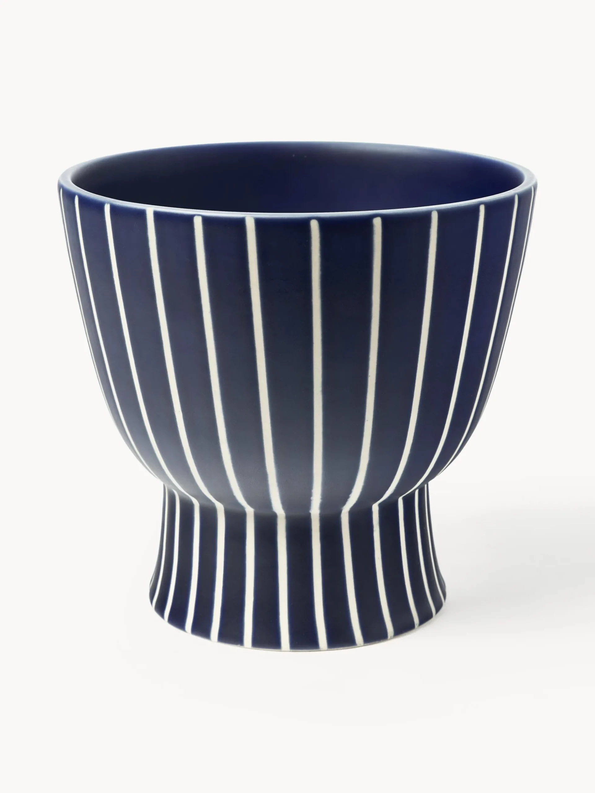 Portavaso dipinto a mano Elio, alt. 23 cm