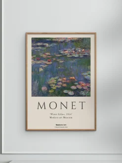 Poster Claude Monet x PSTR Studio - Waterlillies