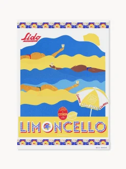 Poster Hello Bonjour - En Vacances Limoncello