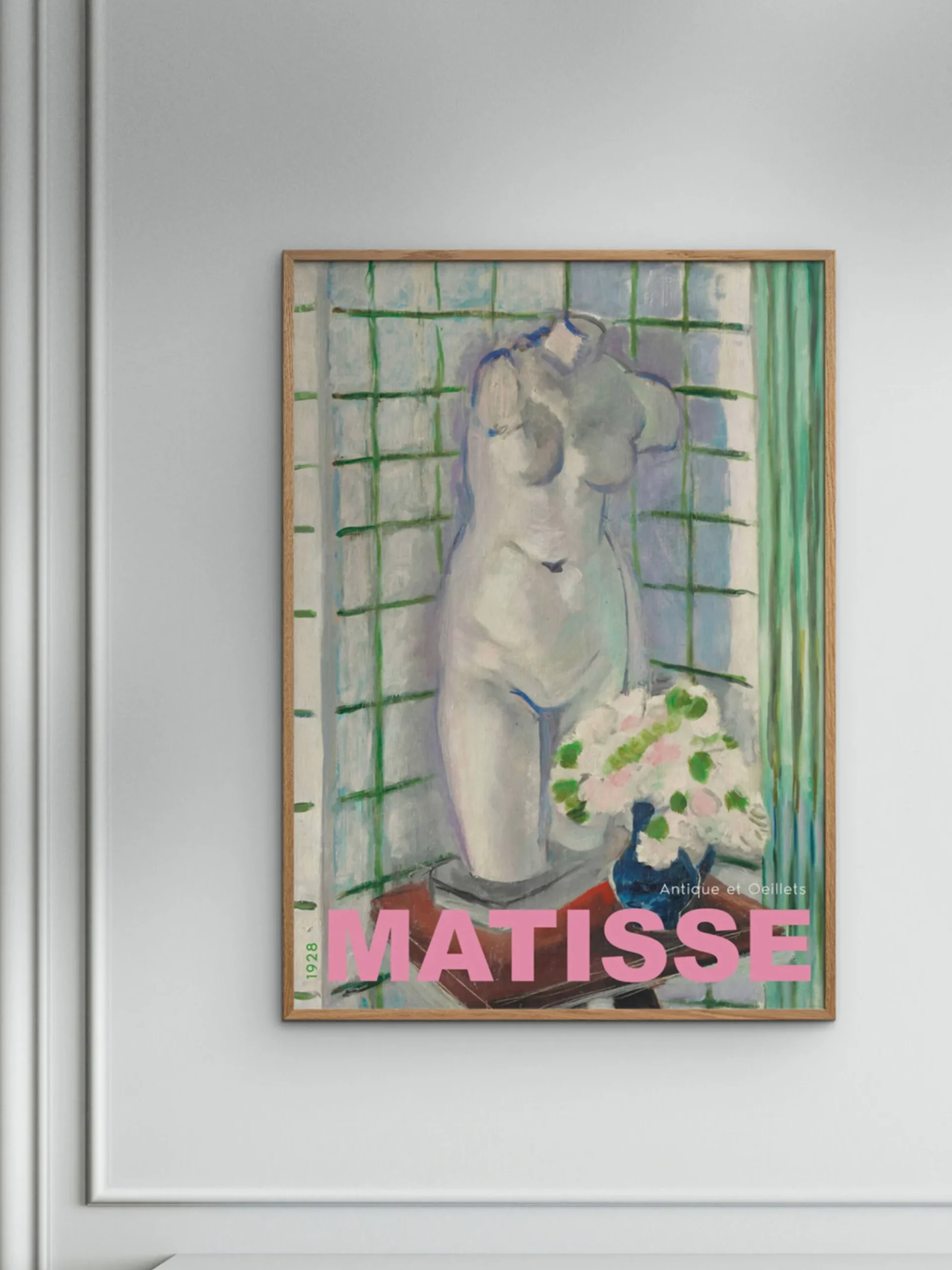 Poster Henri Matisse - Antique et Oeillets