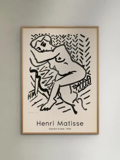 Poster Henri Matisse - Seated Model