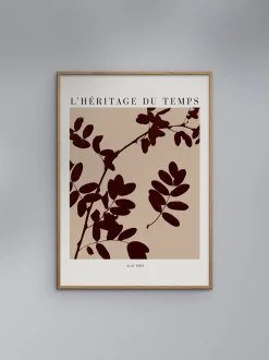 Poster Lheritage Du Temps