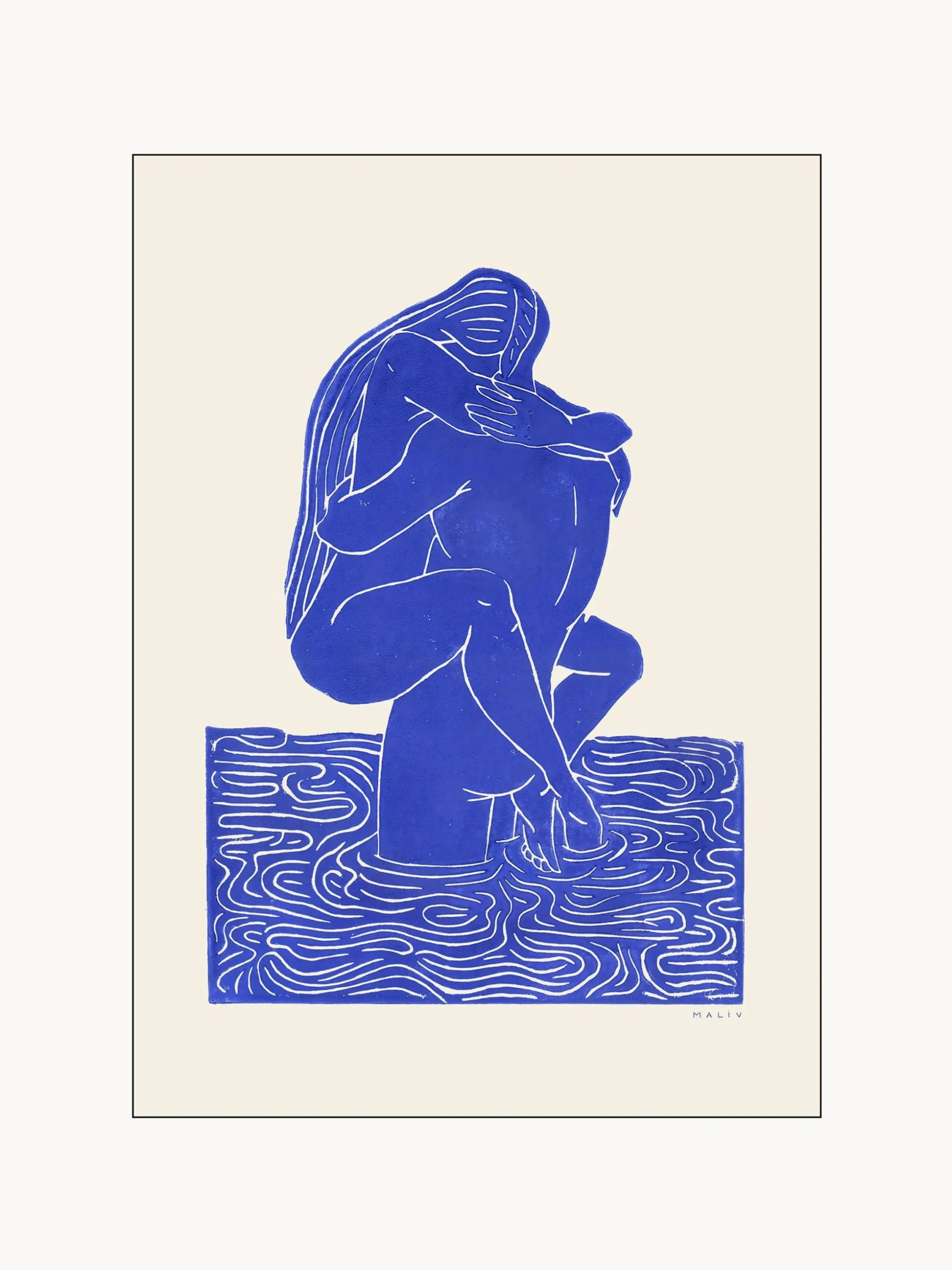 Poster Maliv Blue