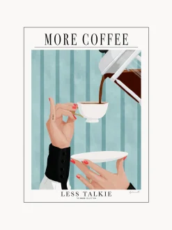 Poster More Coffee - Less Talkie