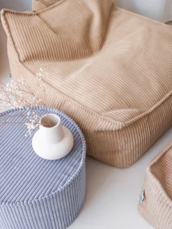 Pouf a sacco per bambini in velluto a coste Sugar