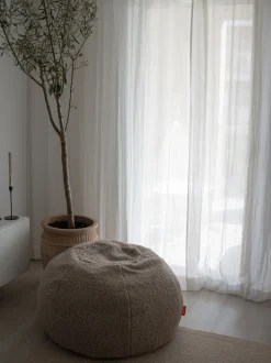 Pouf a sacco per bambini in teddy Flora
