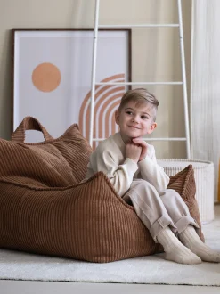 Pouf a sacco per bambini in velluto a coste Sugar