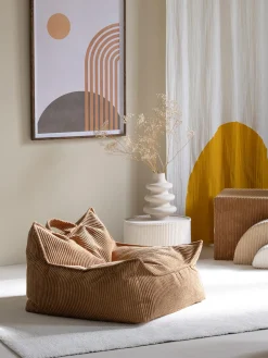 Pouf a sacco per bambini in velluto a coste Sugar