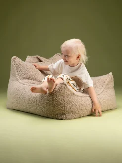 Pouf a sacco per bambini in teddy Sugar