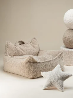 Pouf a sacco per bambini in teddy Sugar