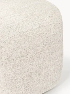 Pouf alto in bouclé Wolke