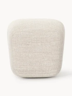 Pouf alto in bouclé Wolke