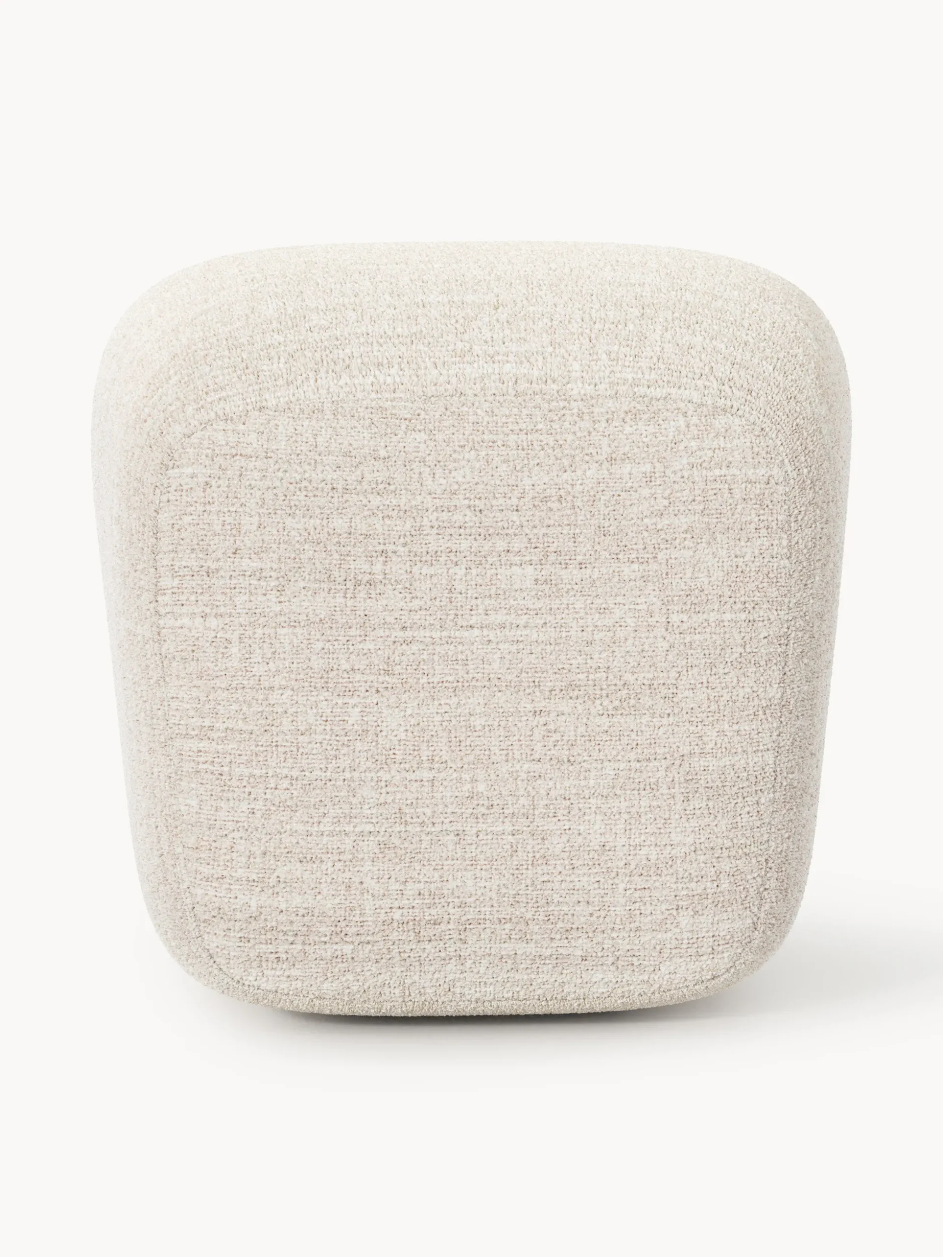 Pouf alto in bouclé Wolke