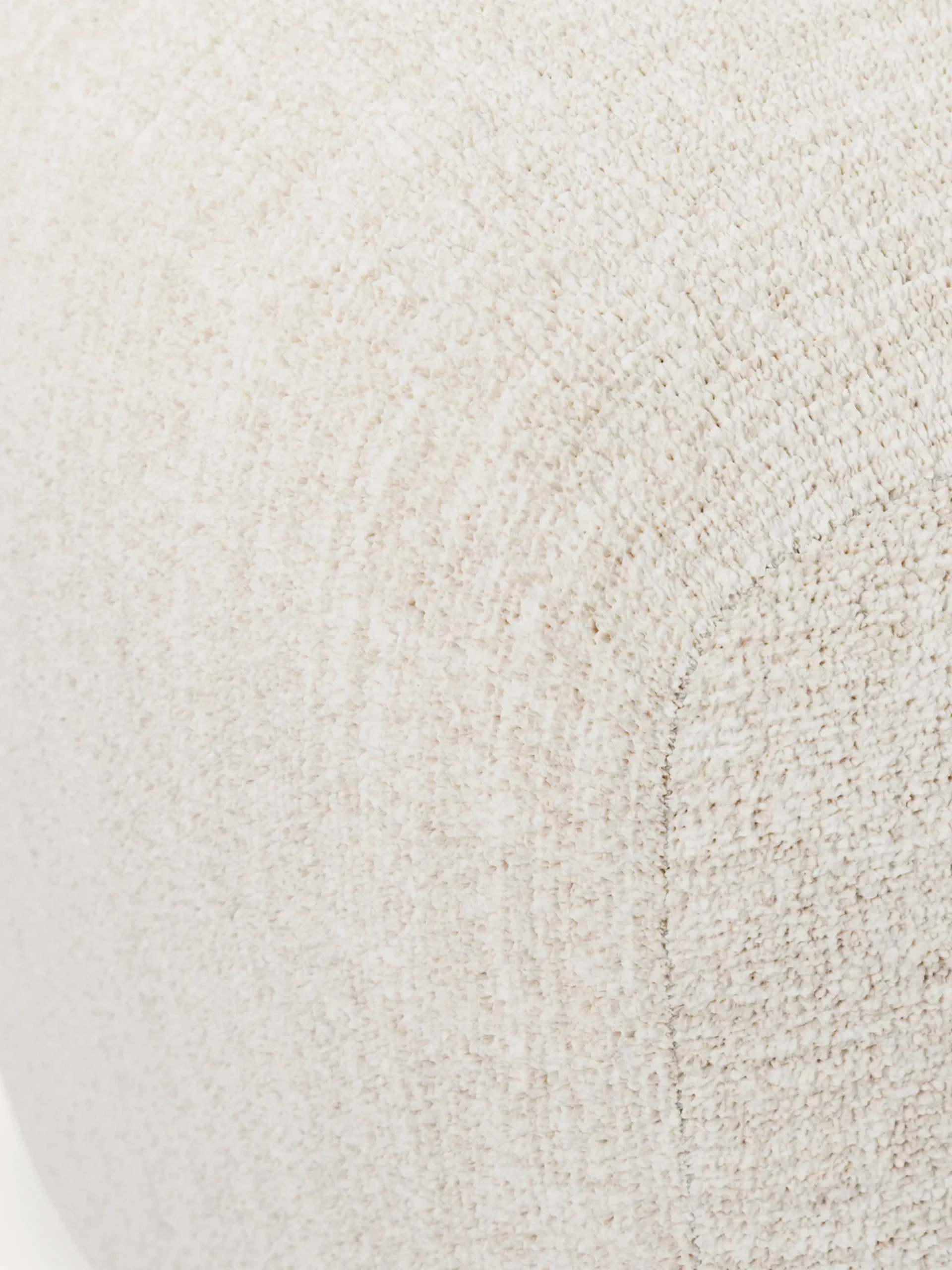 Pouf alto in bouclé Wolke
