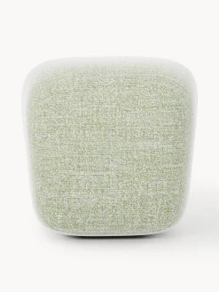 Pouf alto in bouclé Wolke