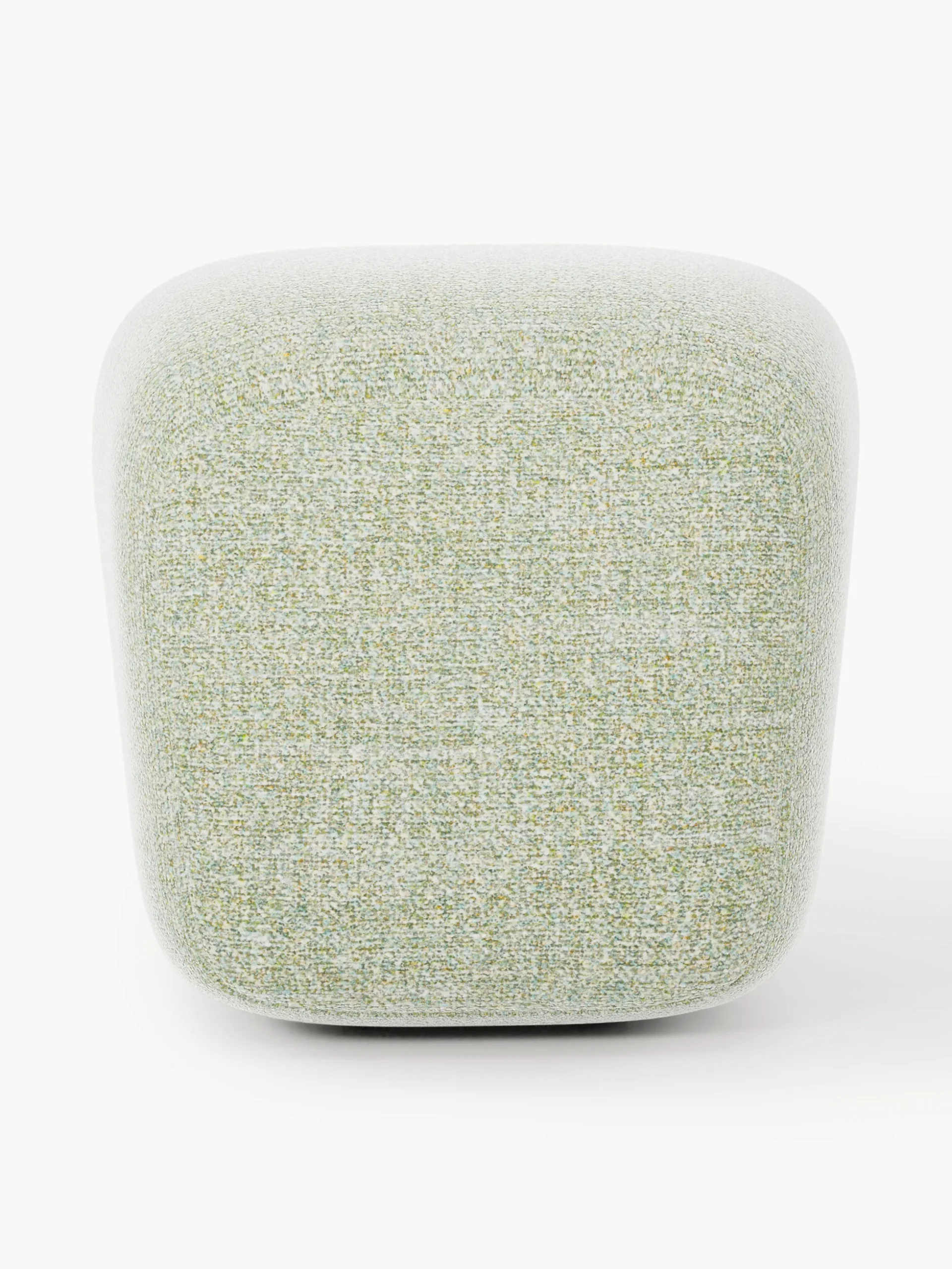 Pouf alto in bouclé Wolke