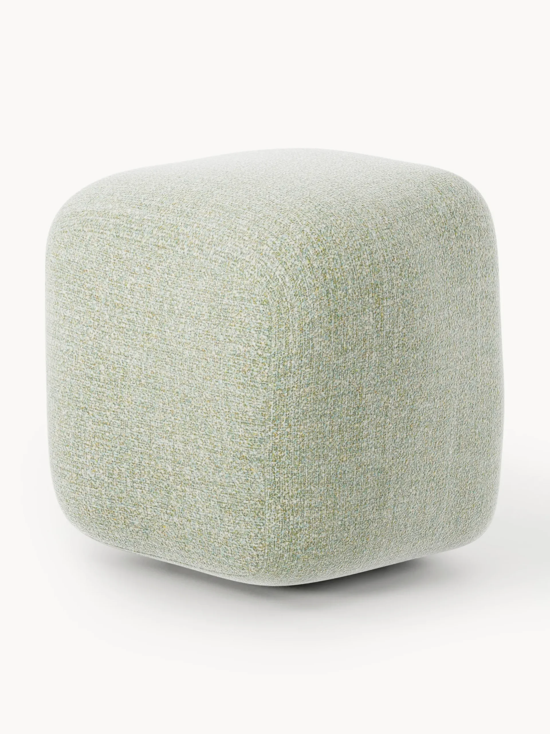 Pouf alto in bouclé Wolke