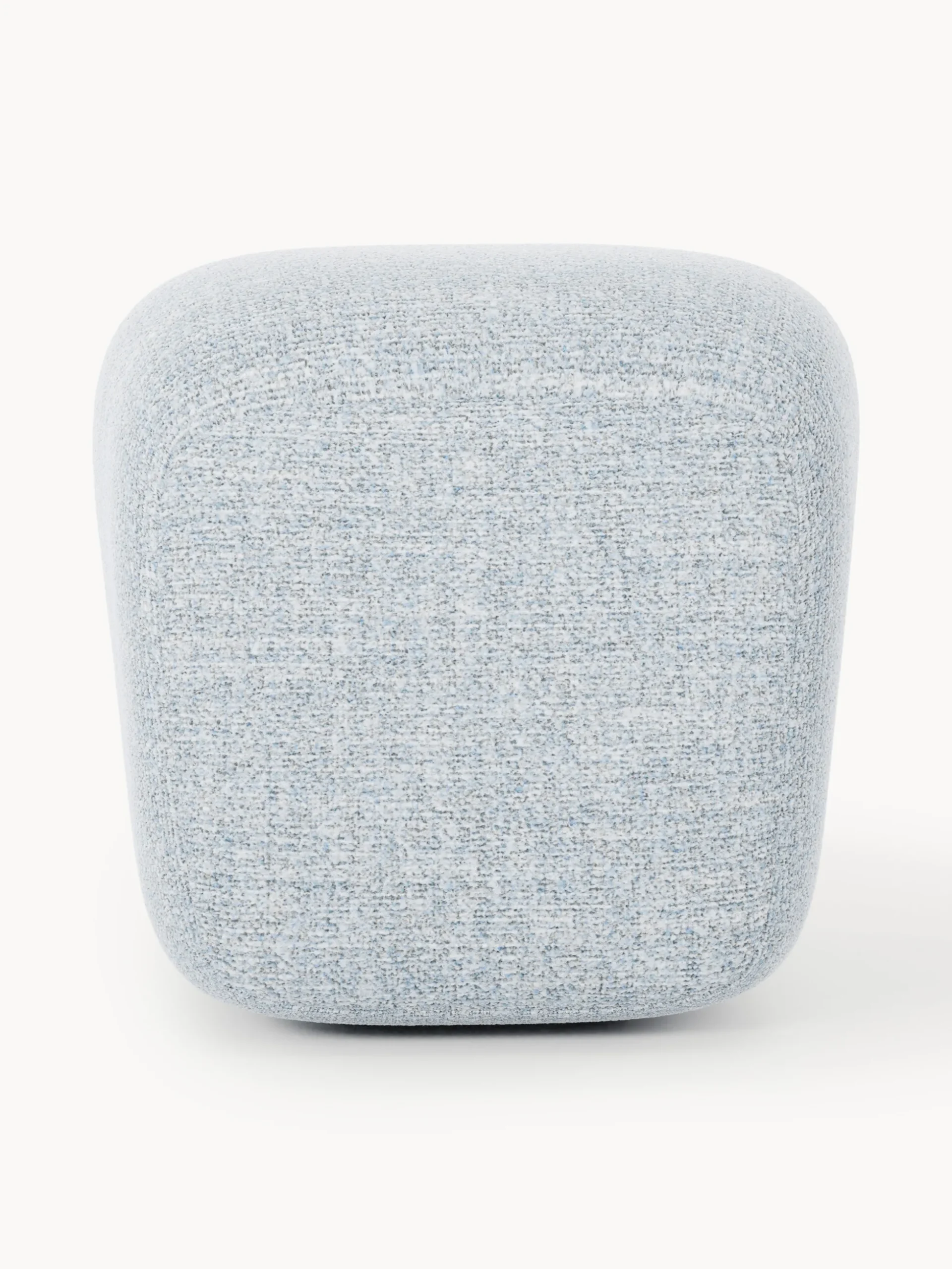 Pouf alto in bouclé Wolke