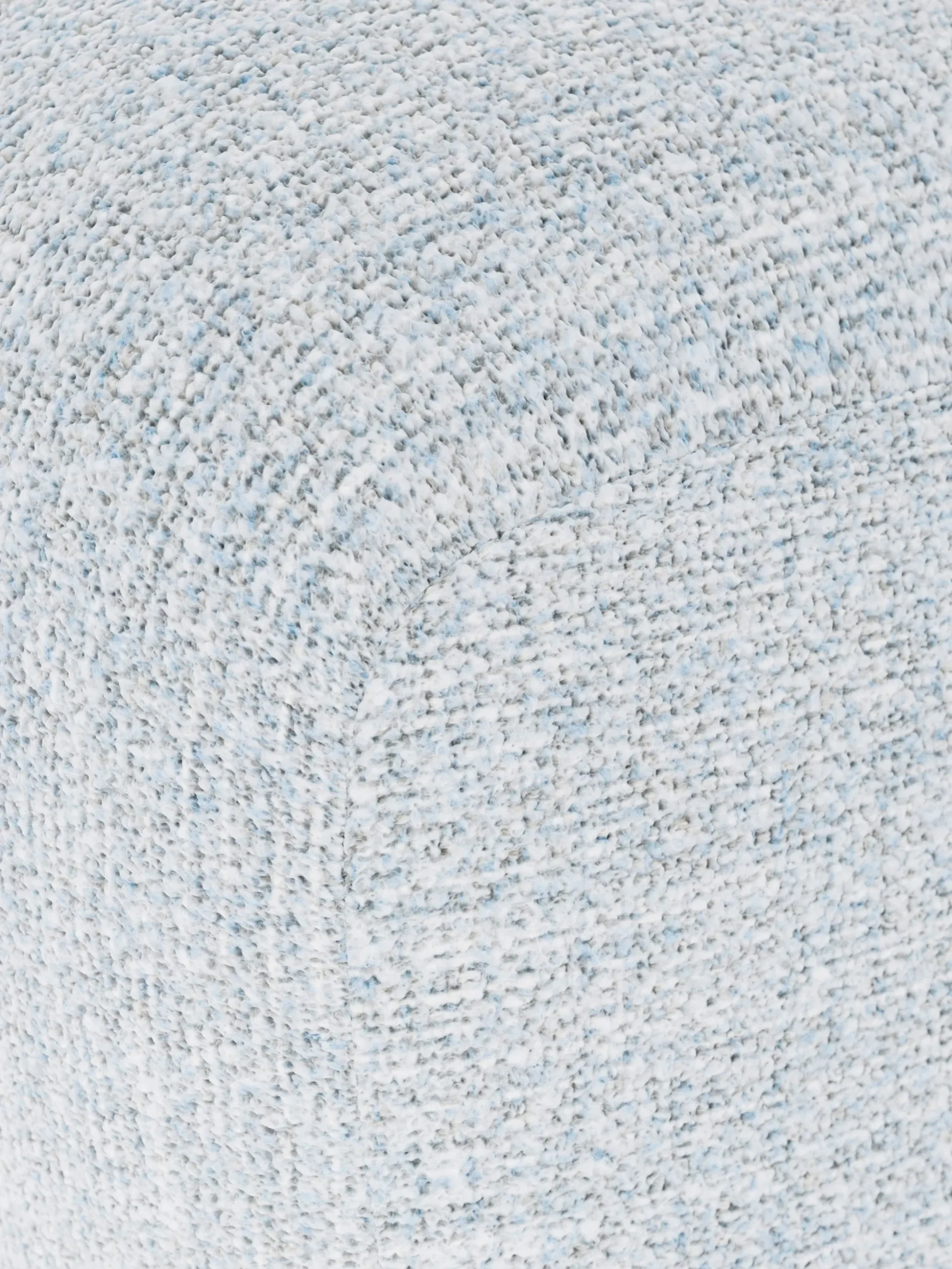 Pouf alto in bouclé Wolke