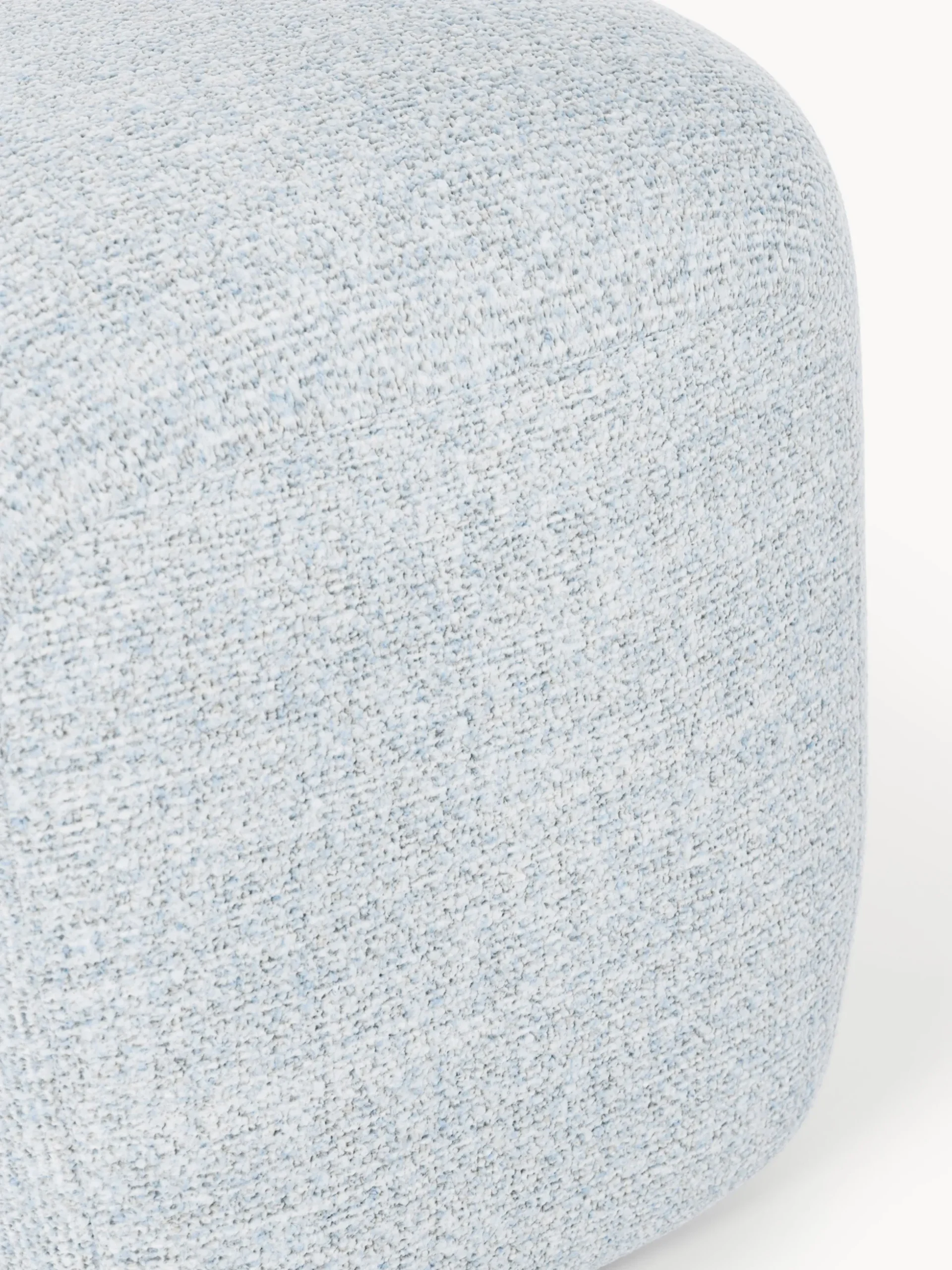 Pouf alto in bouclé Wolke