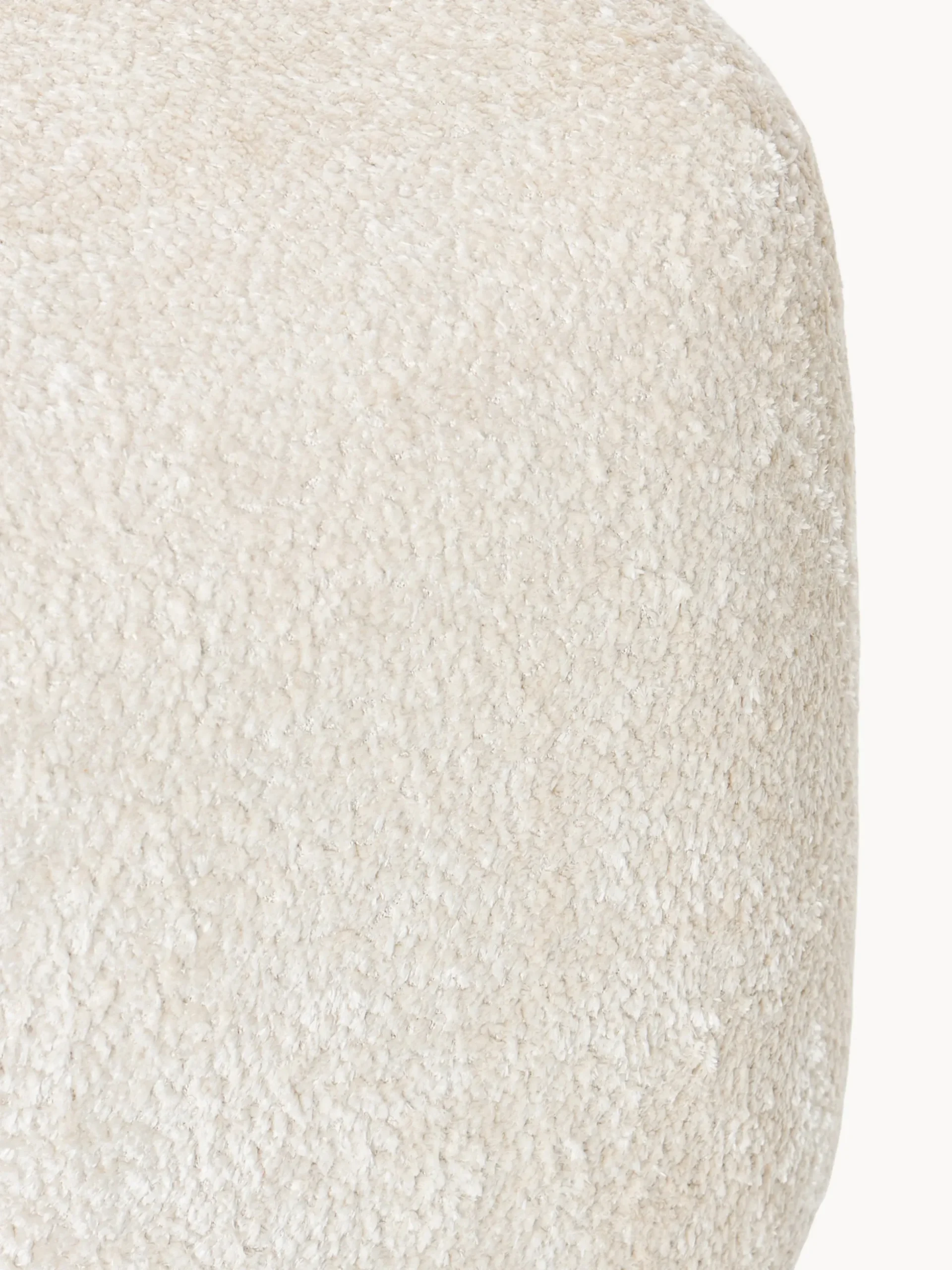 Pouf alto in teddy bouclé Wolke