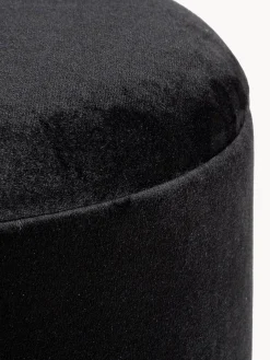 Pouf contenitore in velluto con spazio di conservazione Polina
