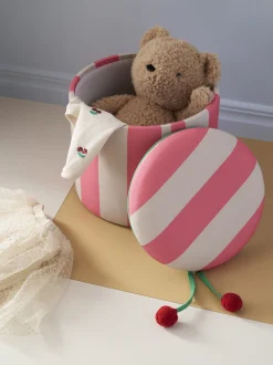 Pouf contenitore per bambini Cylinder