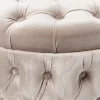 Pouf contenitore XL in velluto Chiara