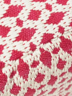 Pouf da esterno con motivo intrecciato Yamir