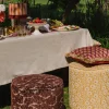 Pouf da esterno fatto a mano Mako