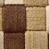 Pouf da giardino tessuto a mano Braided