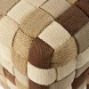 Pouf da giardino tessuto a mano Braided
