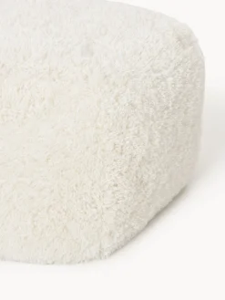 Pouf grande in teddy Wolke