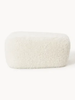 Pouf grande in teddy Wolke