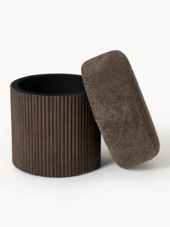 Pouf imbottito con contenitore Nala