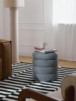 Pouf imbottito con contenitore Alto