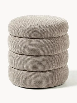 Pouf imbottito con contenitore Alto