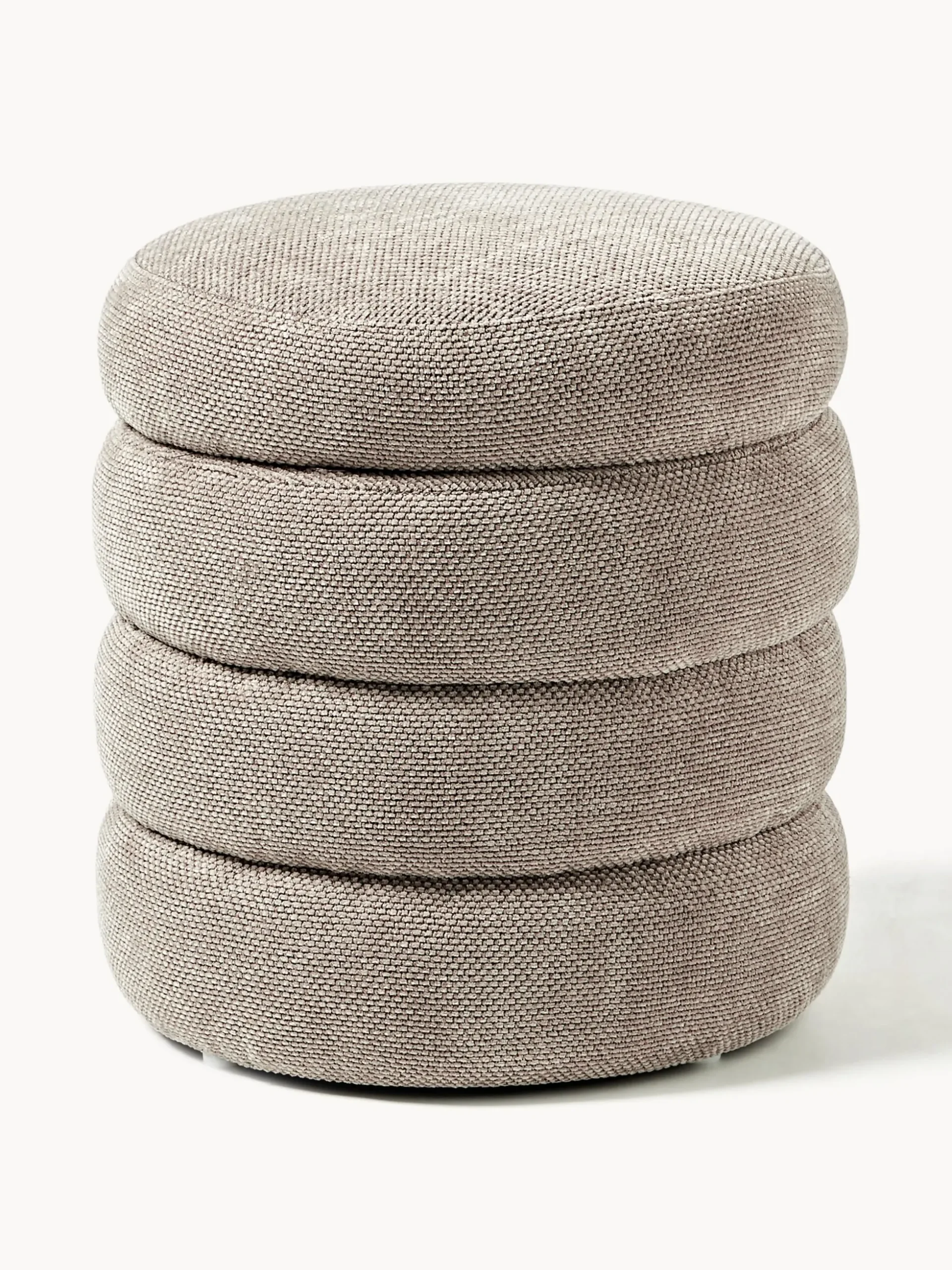 Pouf imbottito con contenitore Alto