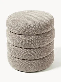 Pouf imbottito con contenitore Alto