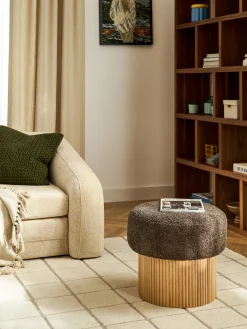 Pouf imbottito con contenitore Nala Small