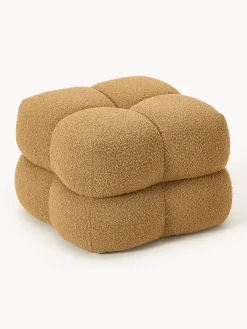 Pouf imbottito in bouclé Ellie