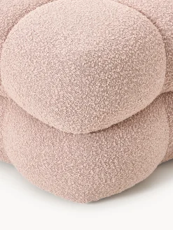 Pouf imbottito in bouclé Ellie