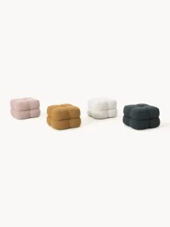 Pouf imbottito in bouclé Ellie